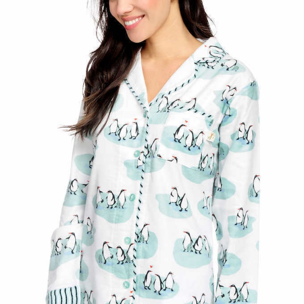 munki munki Pajamas for Women Classic Flannel - Picture 2 of 6